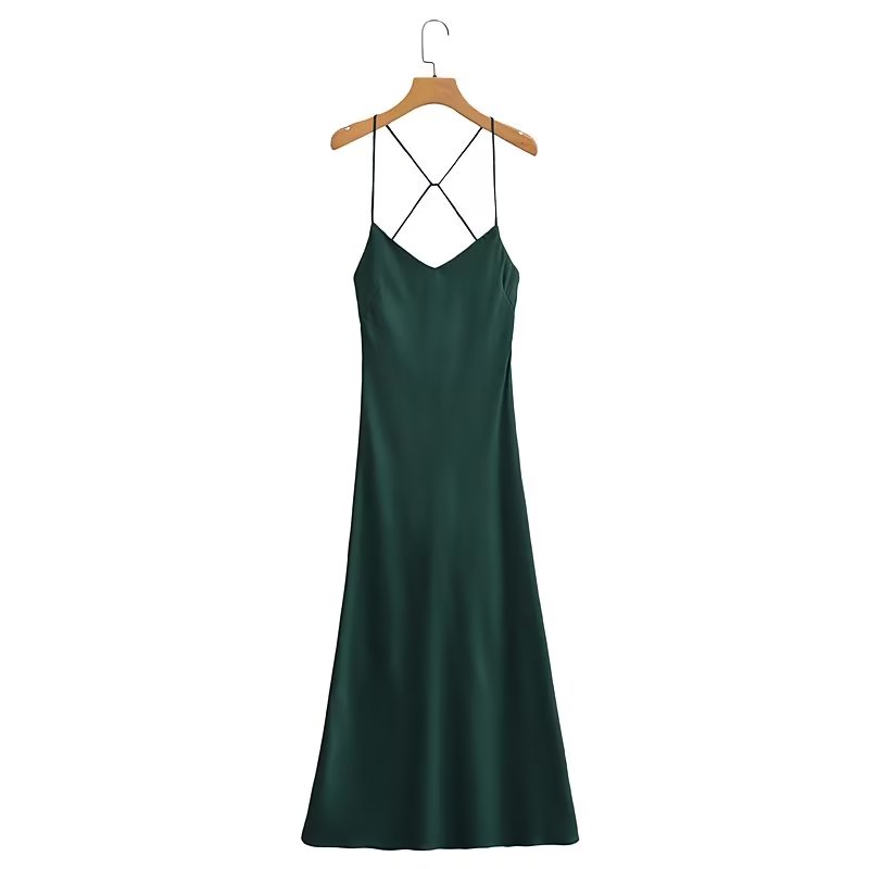 BACKLESS STRAP DRESS