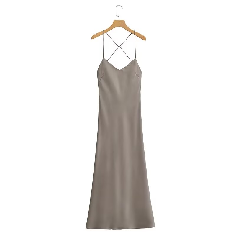 BACKLESS STRAP DRESS