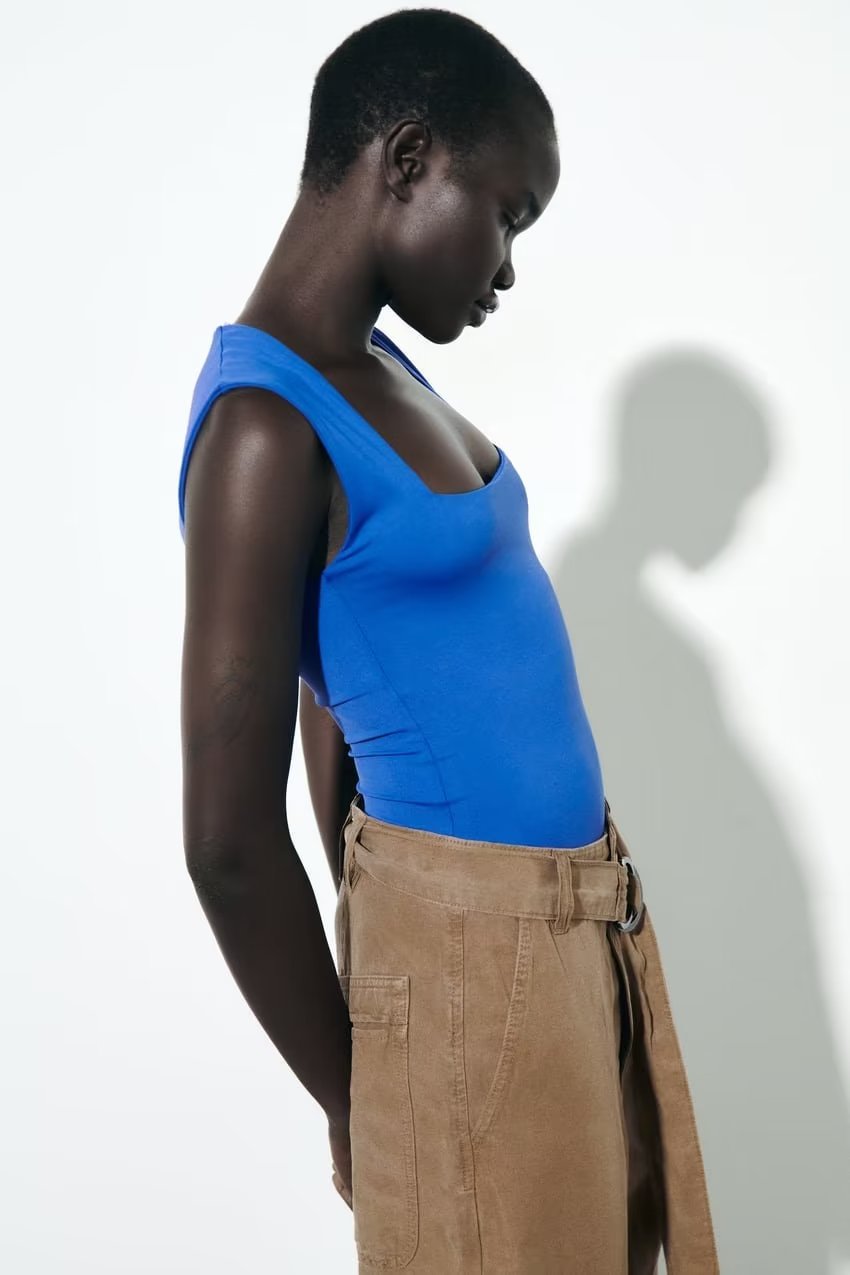 SQUARE NECK BODYSUIT