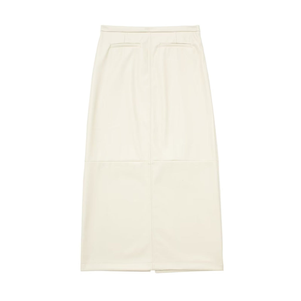 Faux Leather Skirt