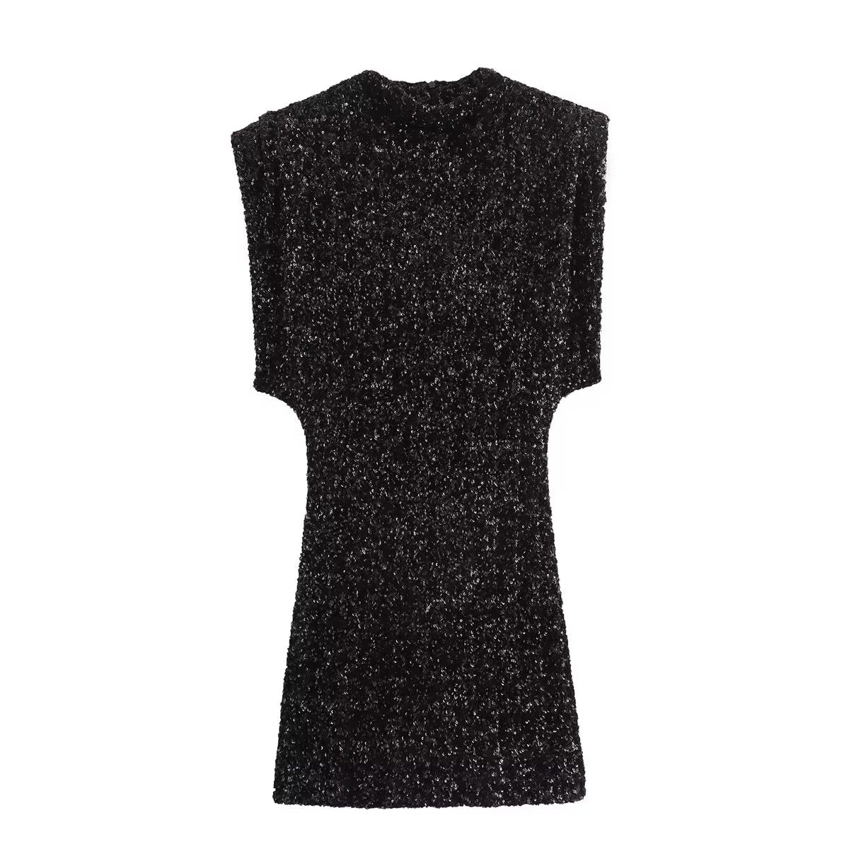BLACK SPARKLING DRESS