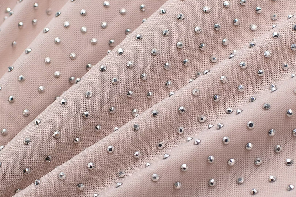 BRIGHT RHINESTONE DRESS