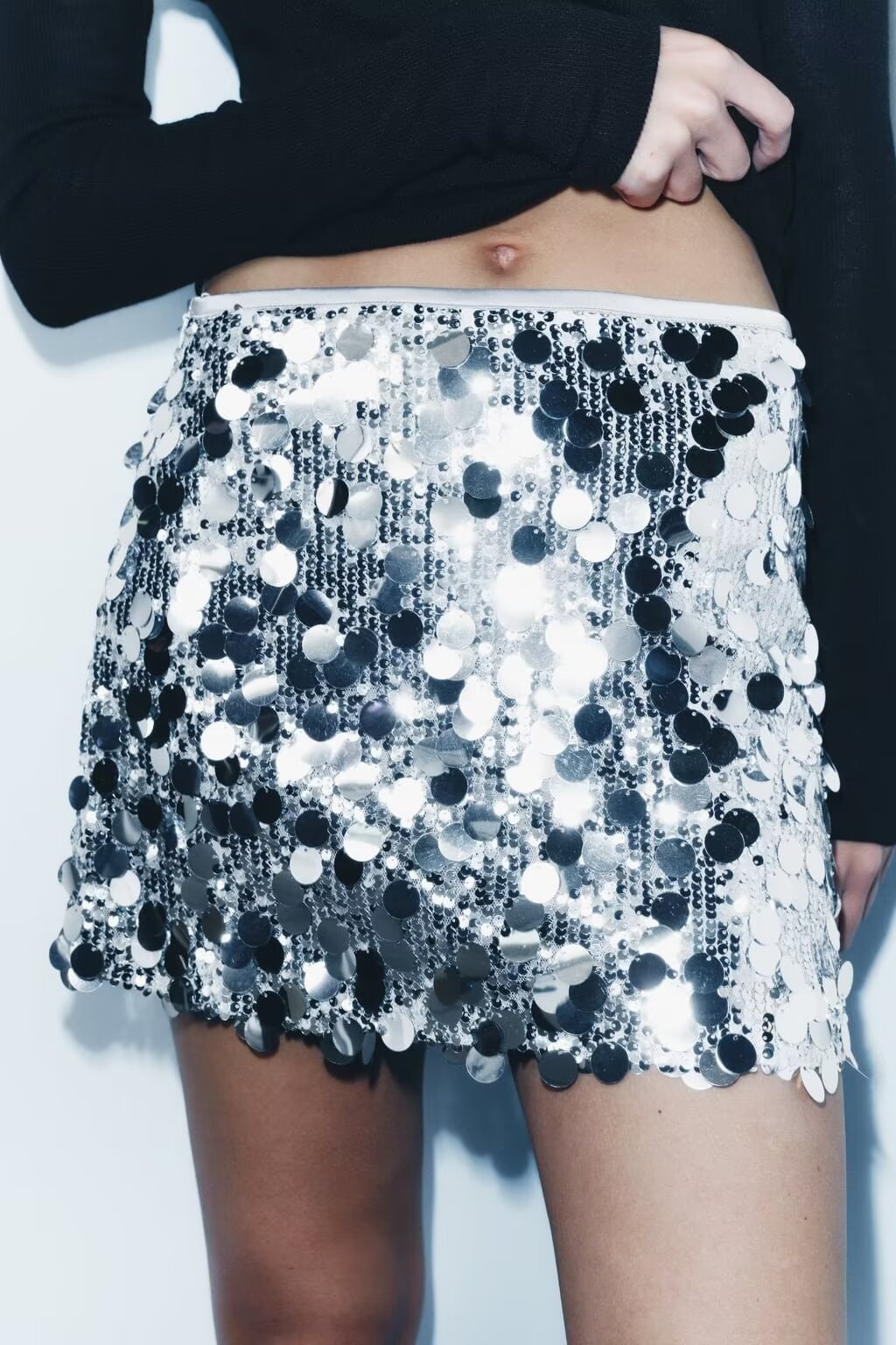 SEQUIN MINI SKIRT