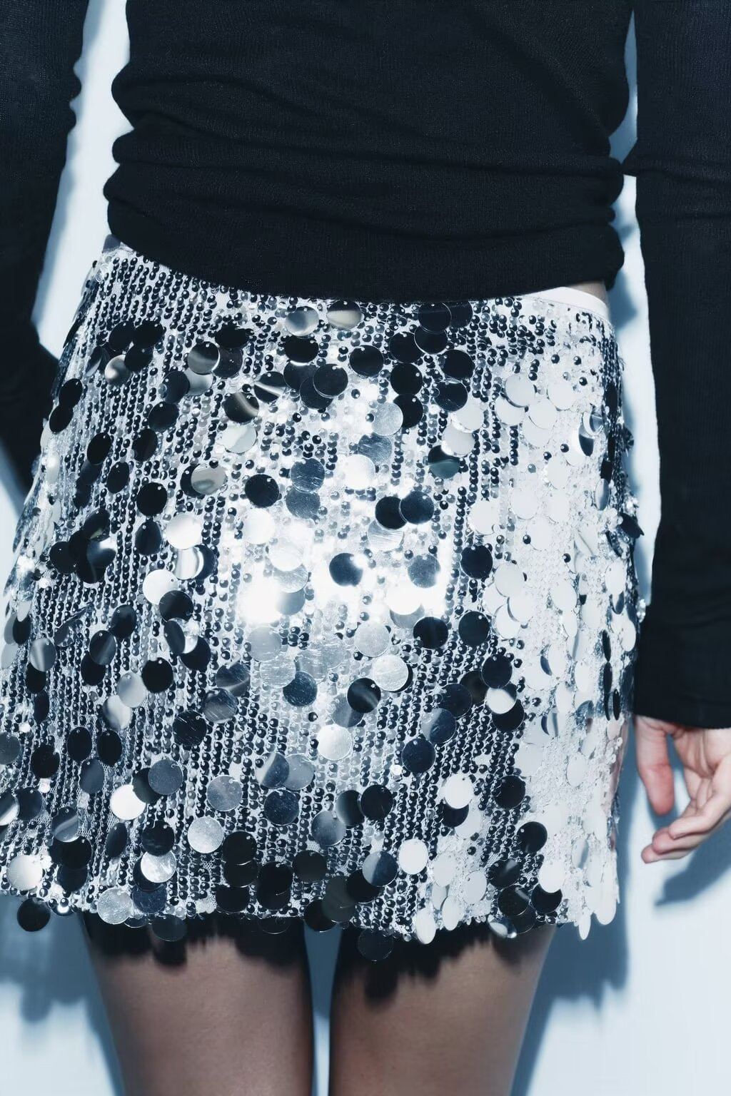 SEQUIN MINI SKIRT
