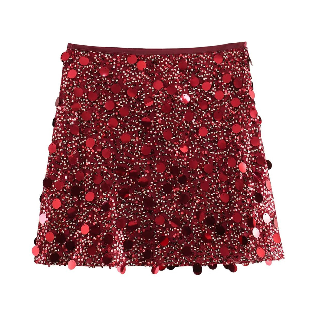 SEQUIN MINI SKIRT
