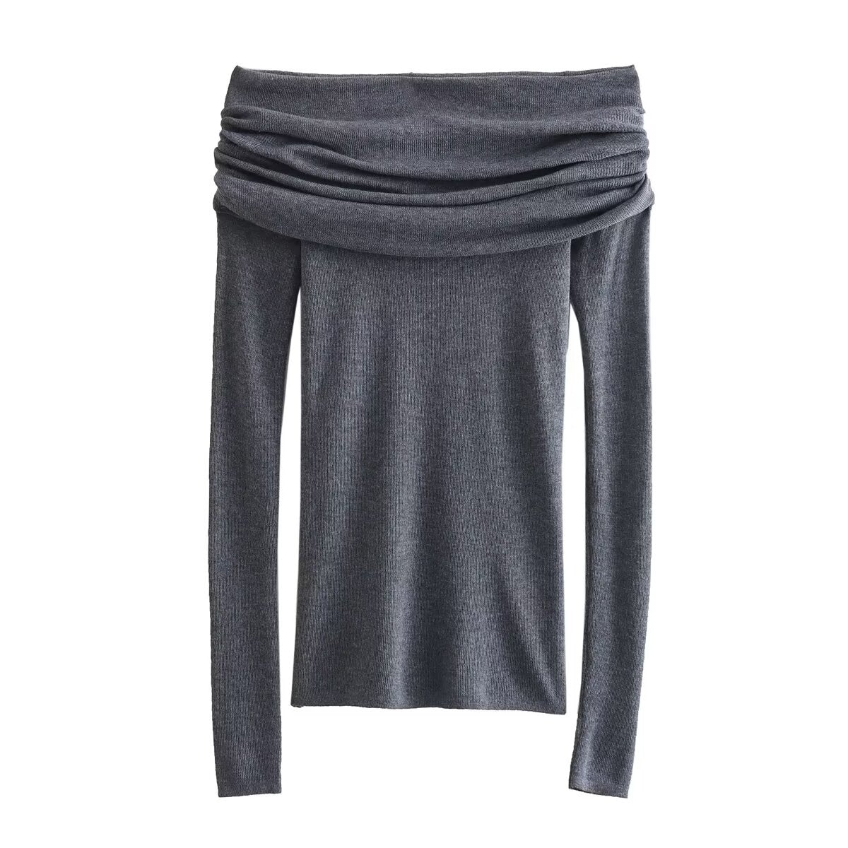 OFF SHOULDER LONG SLEEVE TOP