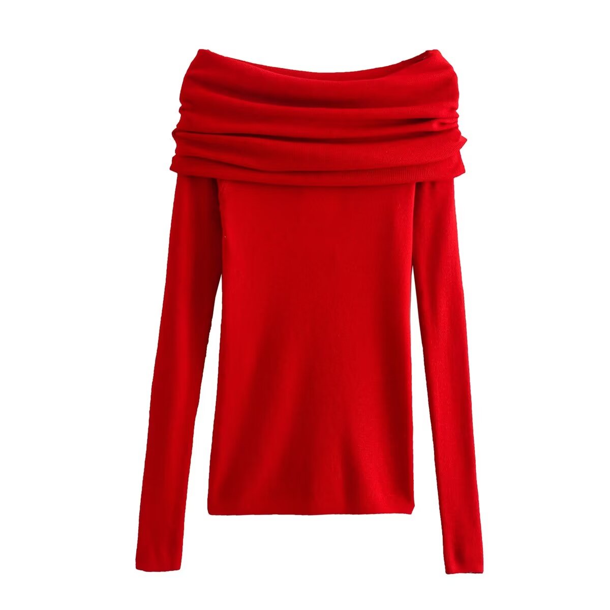 OFF SHOULDER LONG SLEEVE TOP