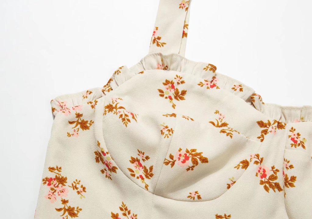 FLORAL A LINE DRESS