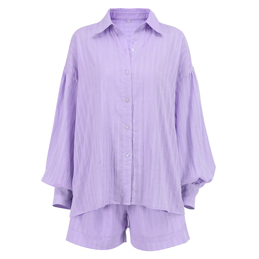 STRIPED JACQUARD SET