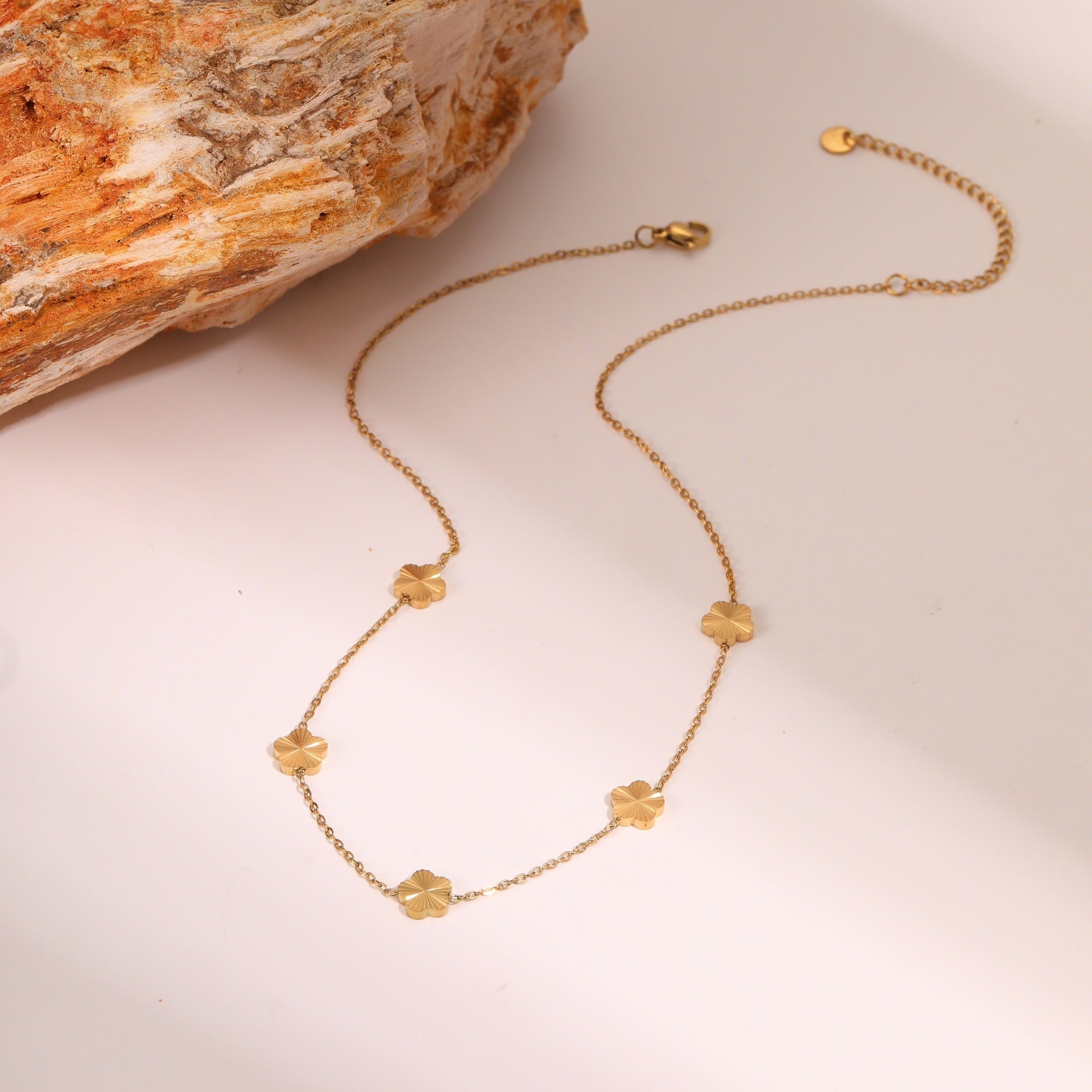 EVA GOLD & SILVER NECKLACE