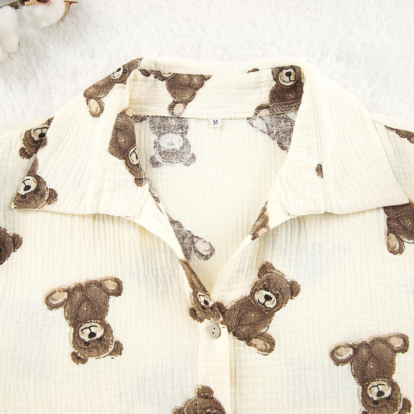 COTTON BEAR PAJAMAS SET