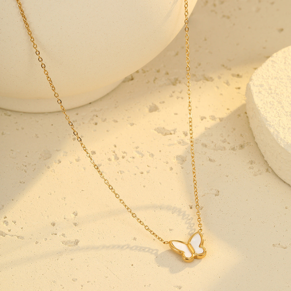 BUTTERFLY GOLD NECKLACE, EARRING, BRACELET & RING