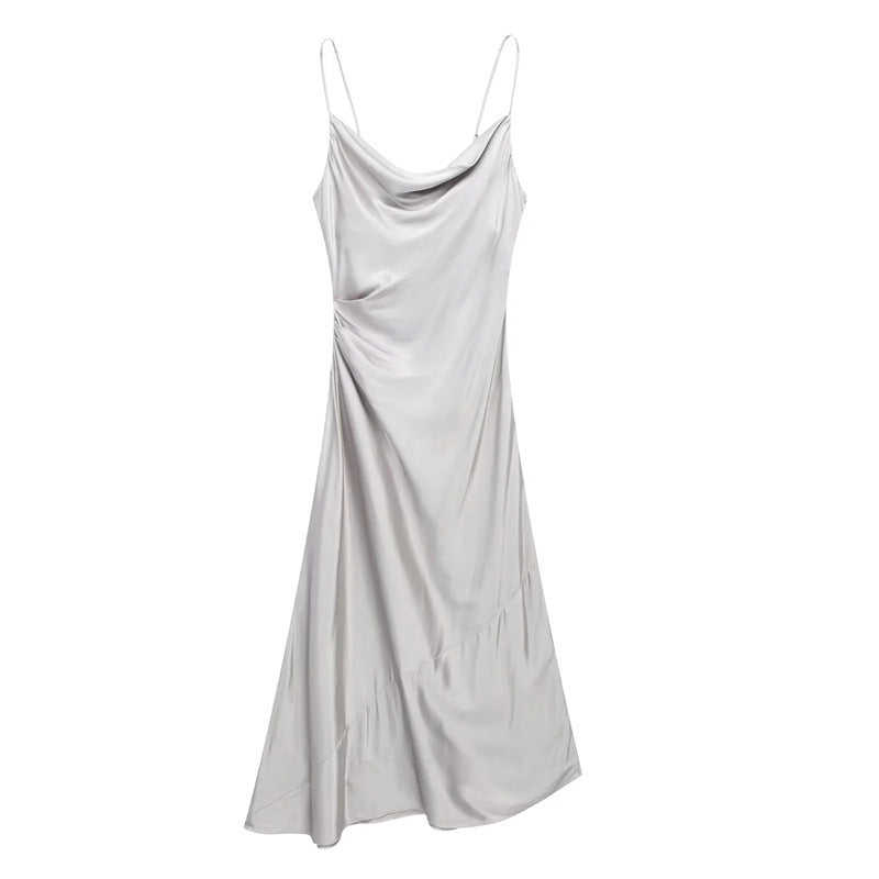 MAXI SATIN DRESS