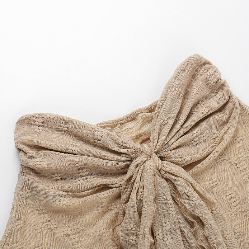 TWIST LACE TUBE TOP