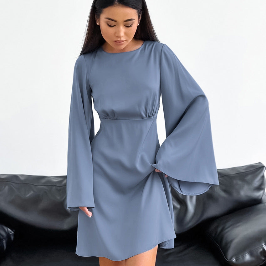SATIN ELEGANT DRESS