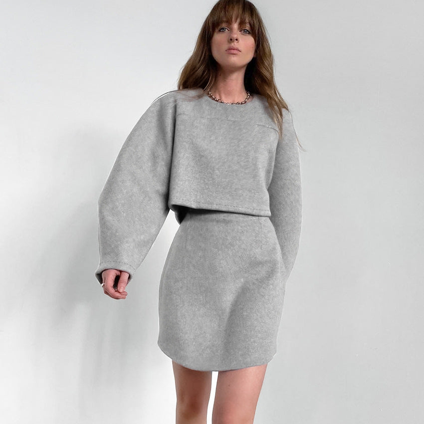 TWO PIECE FRENCH LUXURY GRAY SET