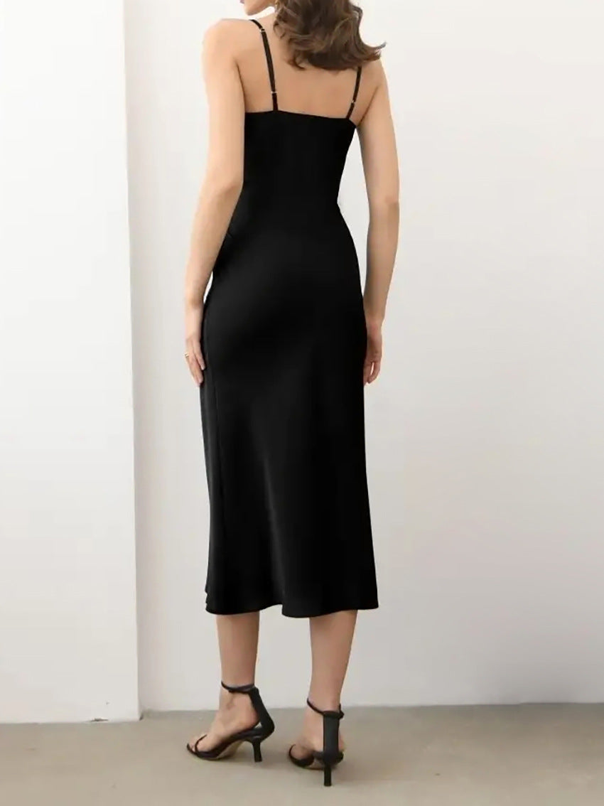 SATIN CHIC MAXI DRESS