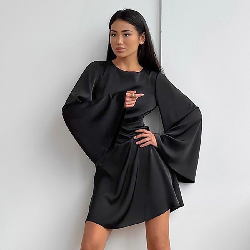 SATIN ELEGANT DRESS