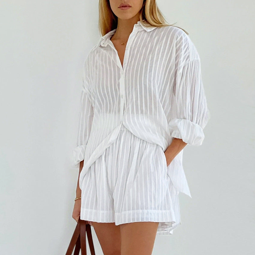 STRIPED JACQUARD SET
