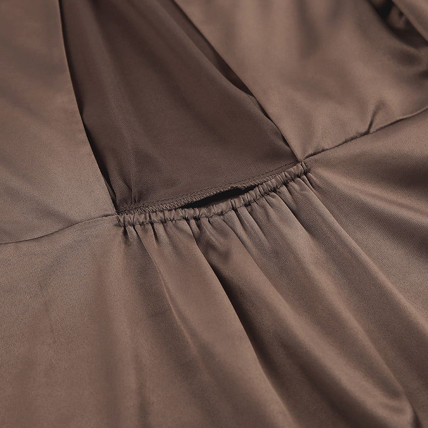 SATIN ELEGANT DRESS