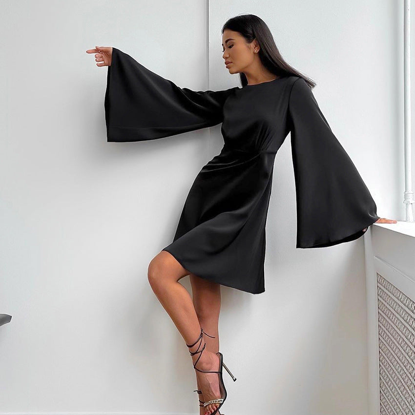 SATIN ELEGANT DRESS