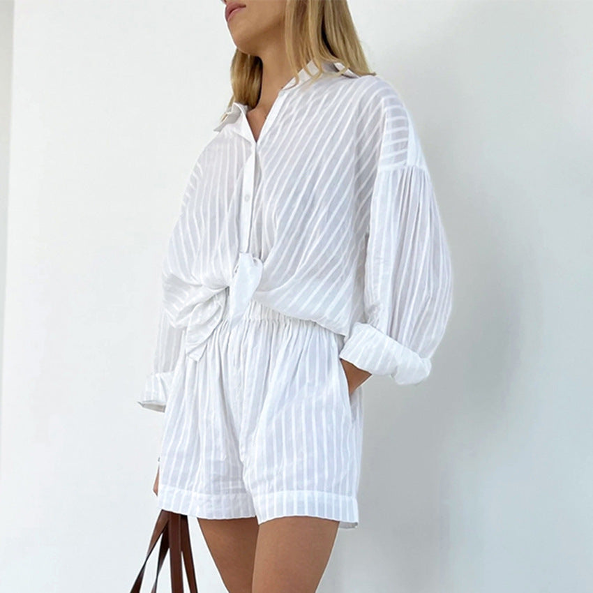 STRIPED JACQUARD SET