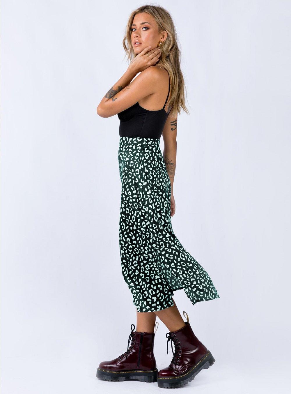 ANIMAL PRINT SKIRT - PRIBO