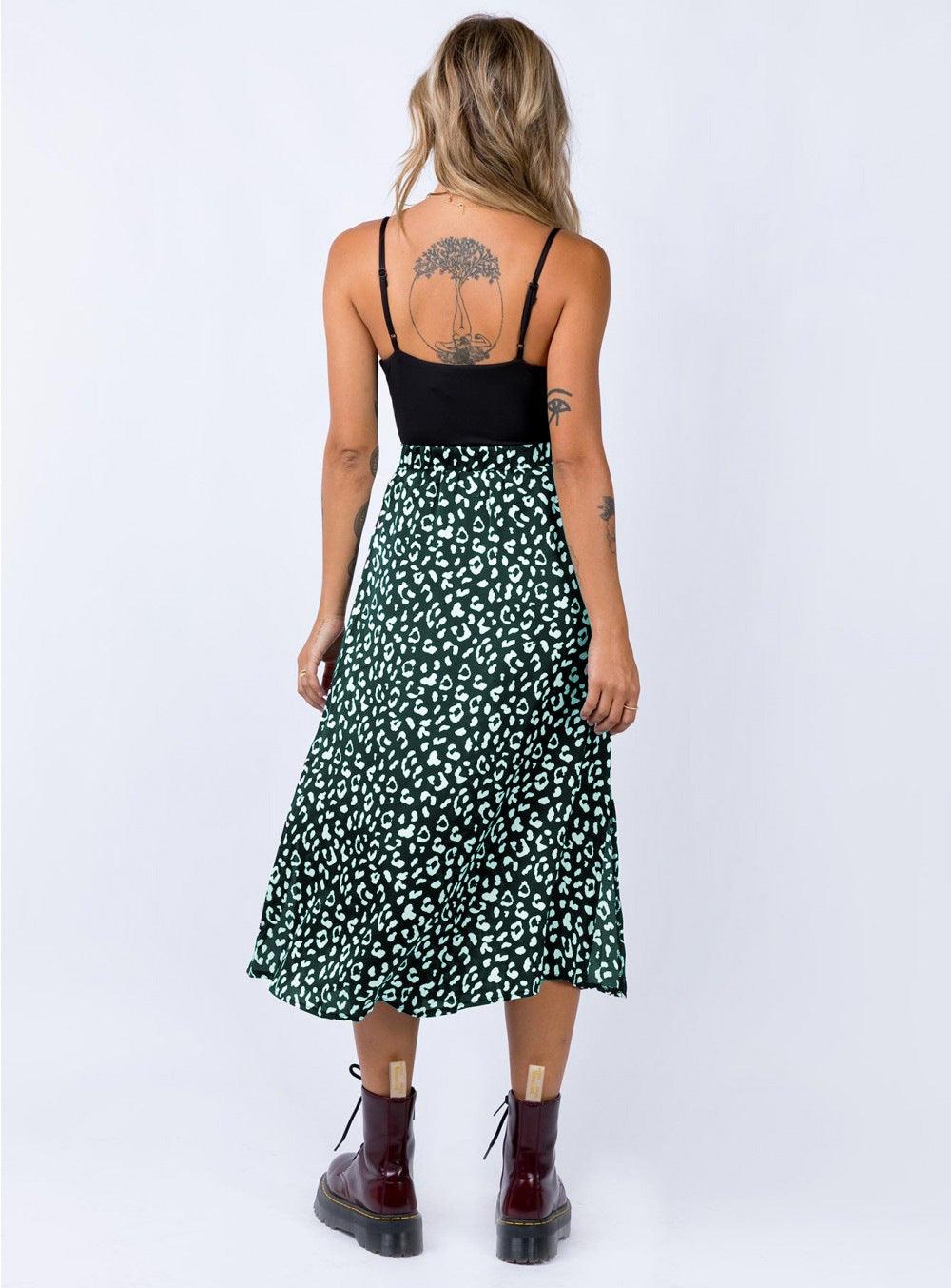 ANIMAL PRINT SKIRT - PRIBO