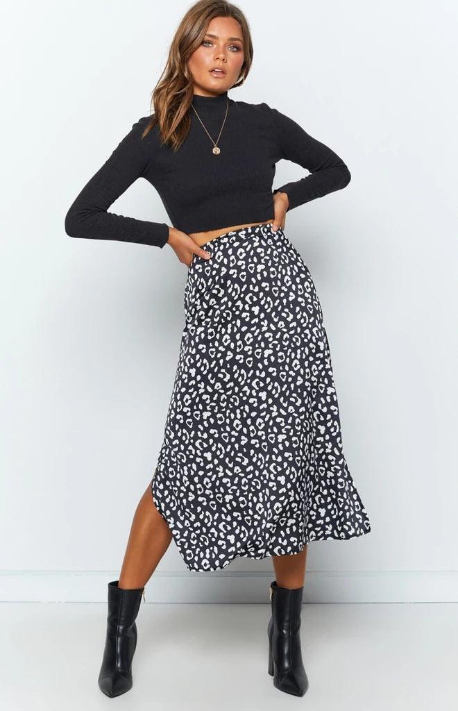 ANIMAL PRINT SKIRT - PRIBO