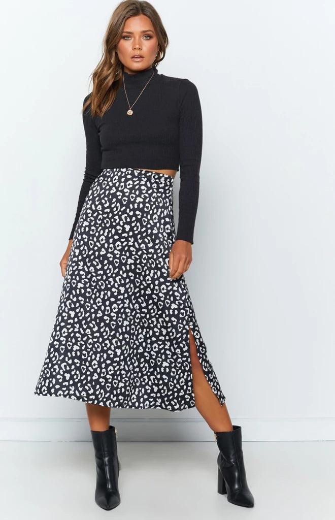 ANIMAL PRINT SKIRT - PRIBO