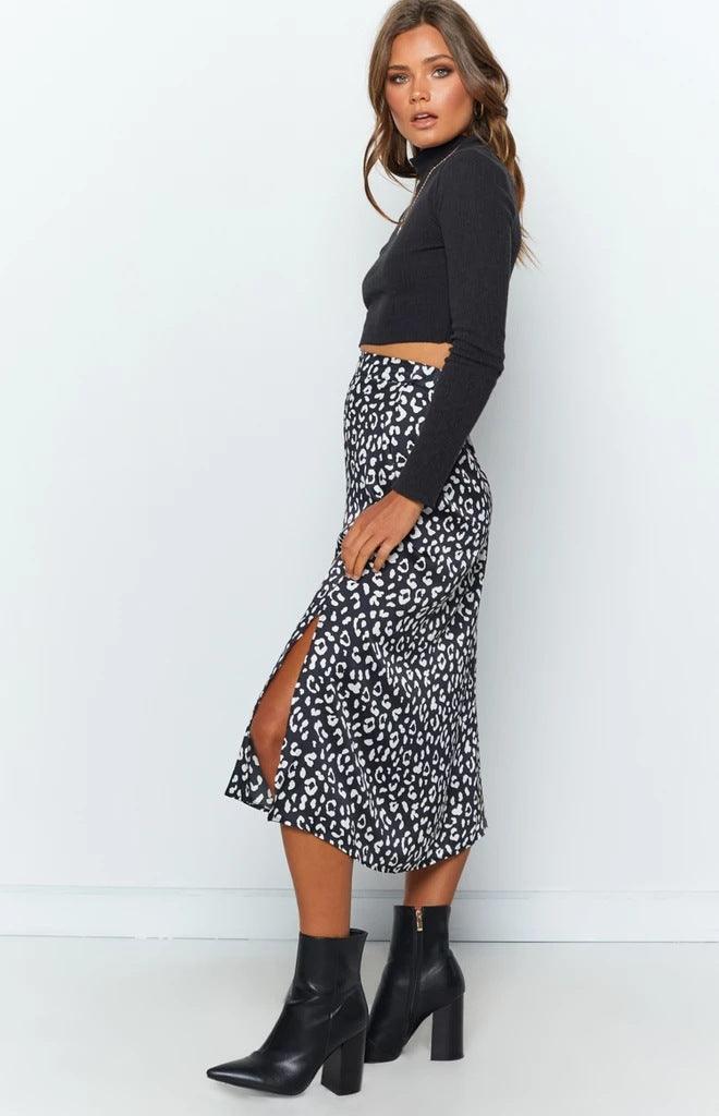 ANIMAL PRINT SKIRT - PRIBO