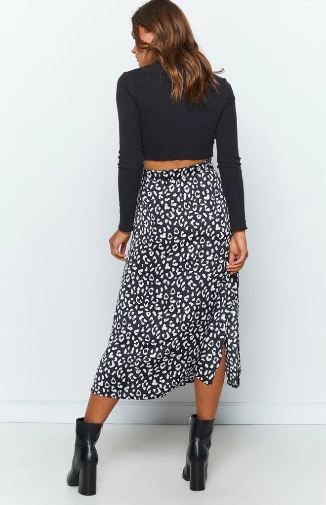 ANIMAL PRINT SKIRT - PRIBO