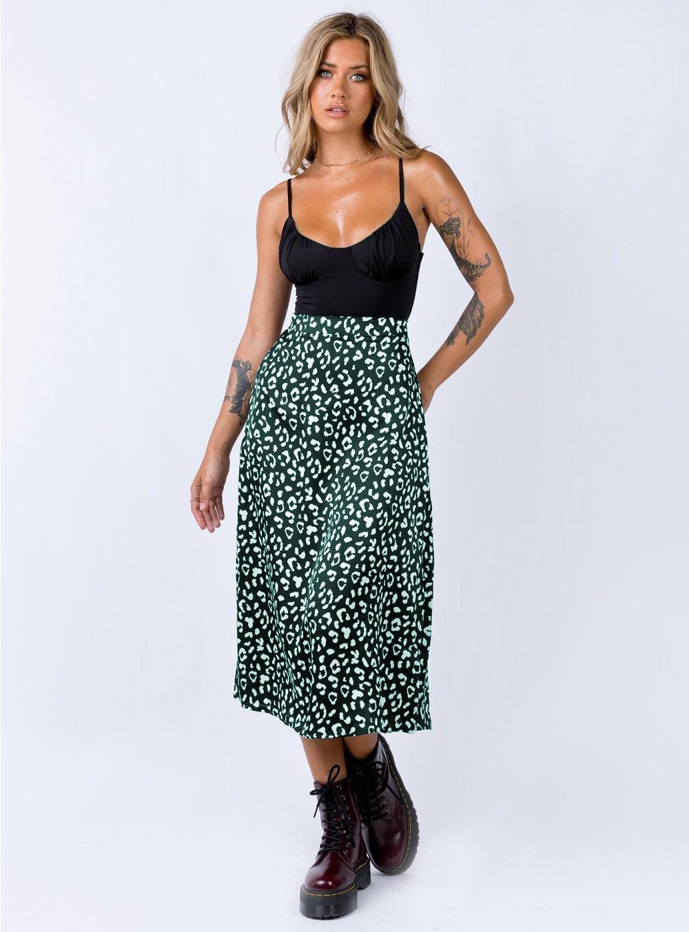ANIMAL PRINT SKIRT - PRIBO