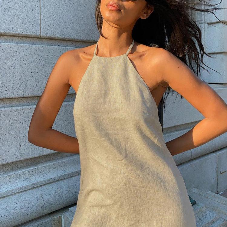 BACKLESS DRESS - PRIBO