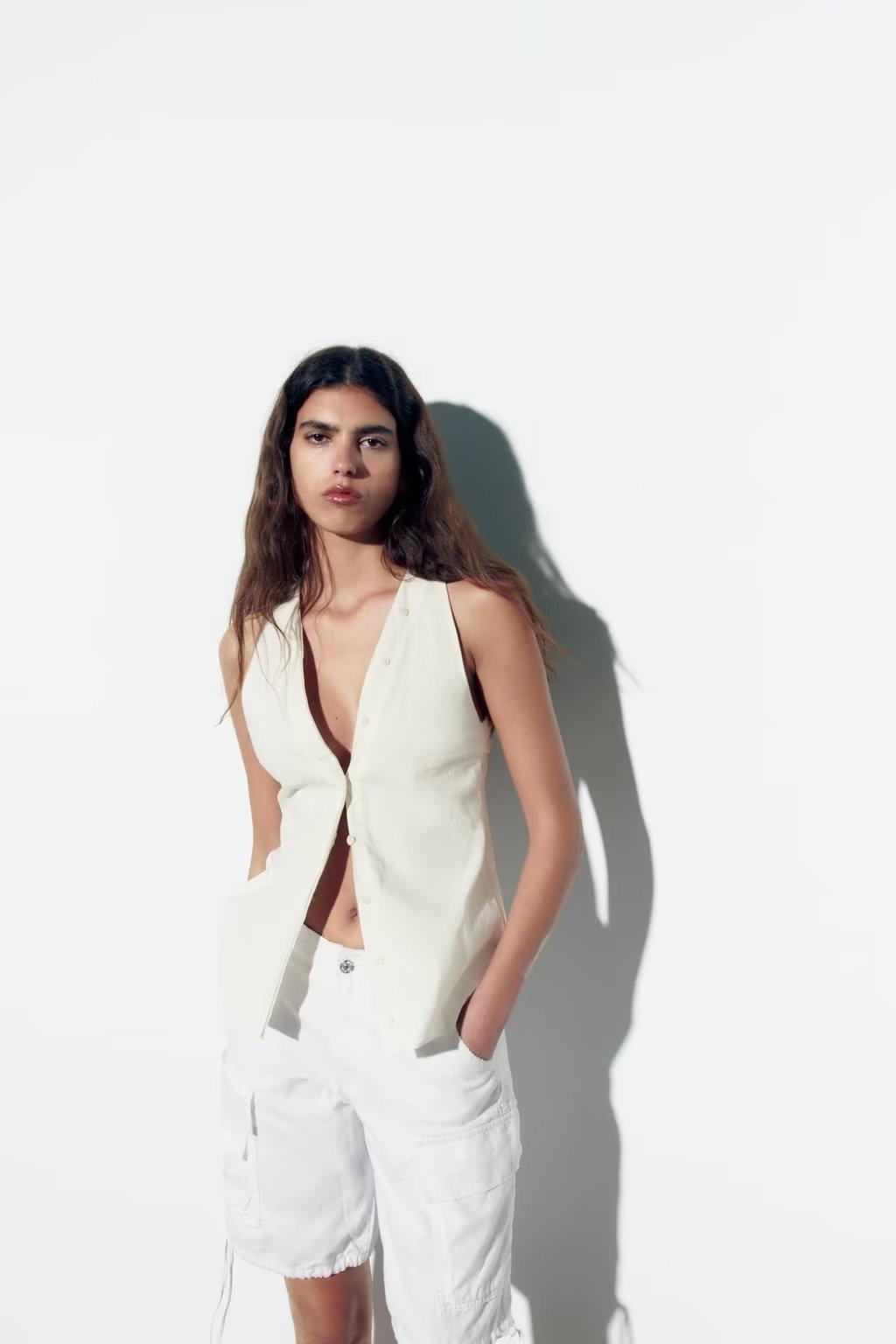 BACKLESS HALTER TOP - PRIBO
