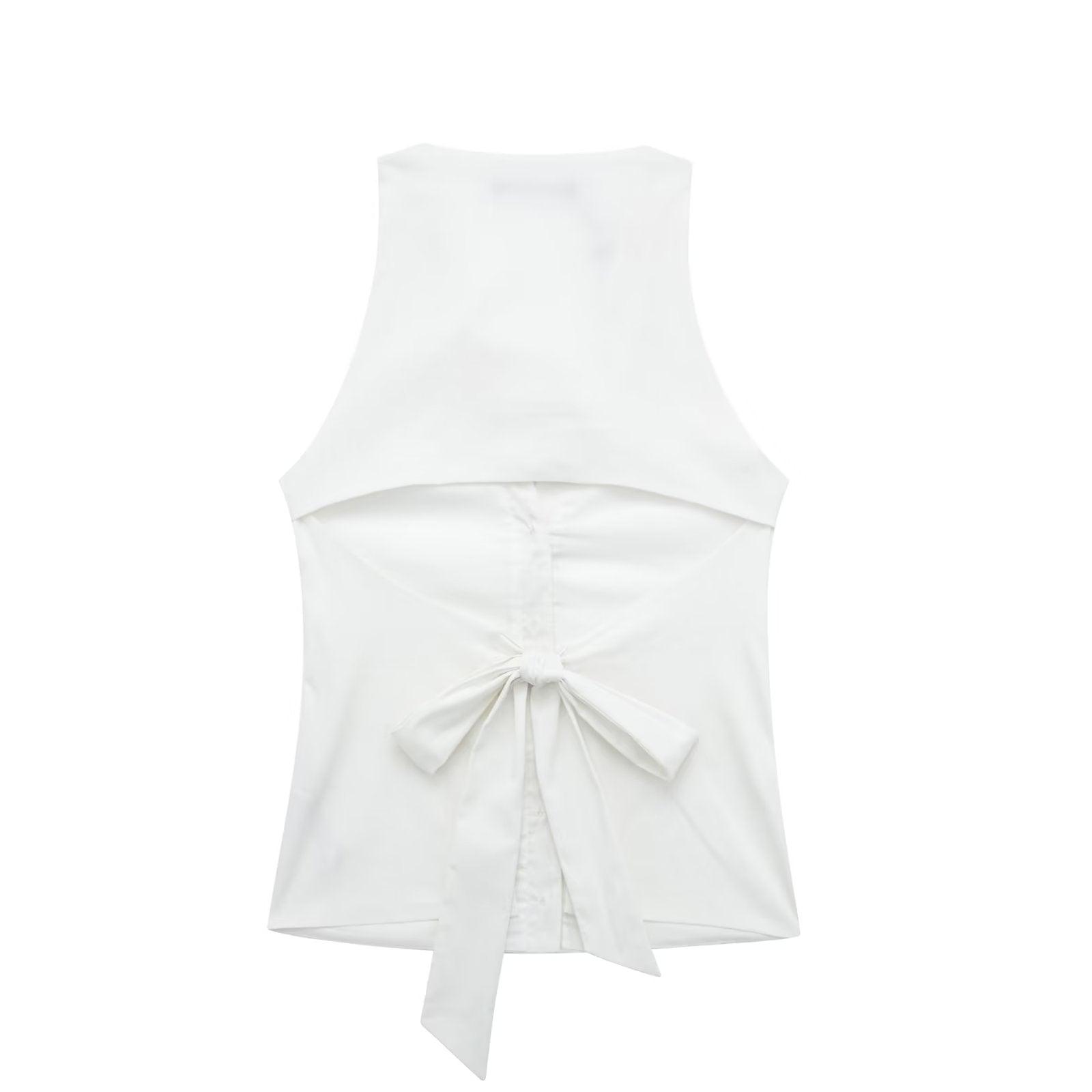 BACKLESS HALTER TOP - PRIBO