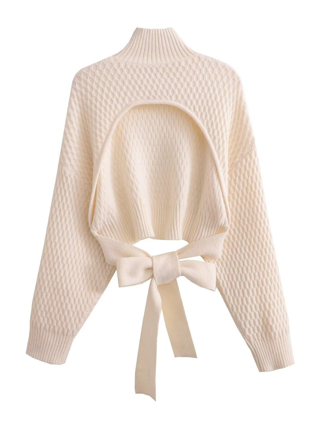 BACKLESS SWEATER - PRIBO