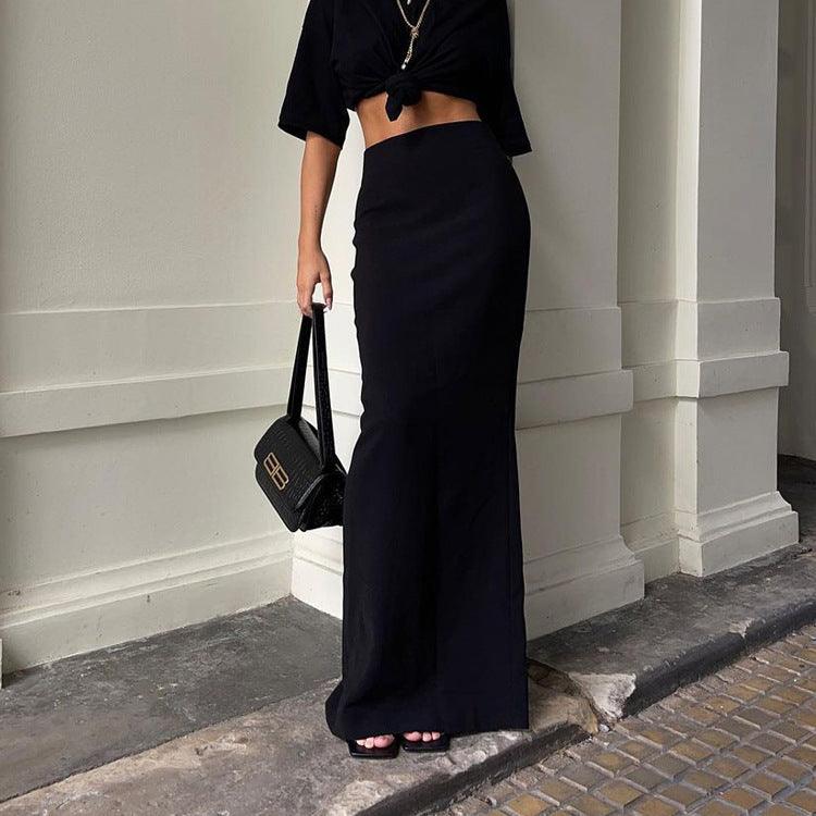 BLACK SKIRT - PRIBO