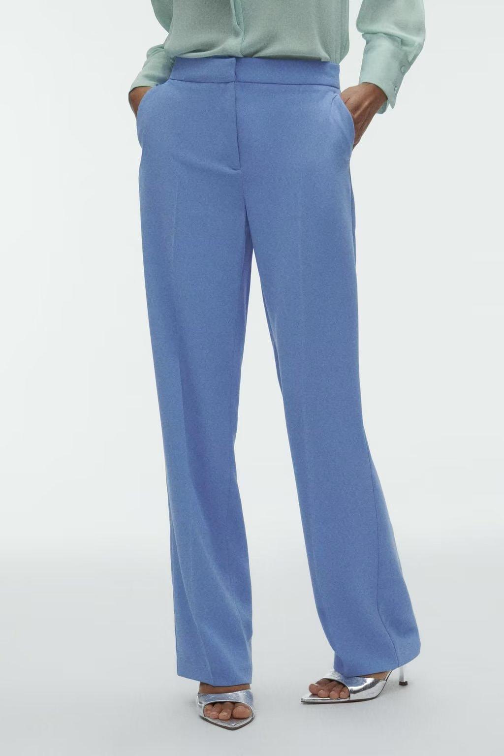 BLUE STRAIGHT PANT - PRIBO