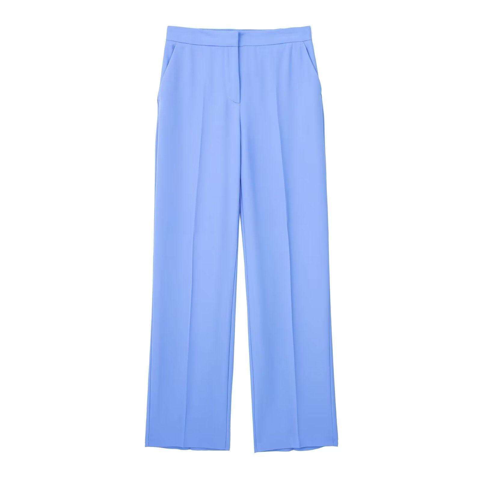 BLUE STRAIGHT PANT - PRIBO