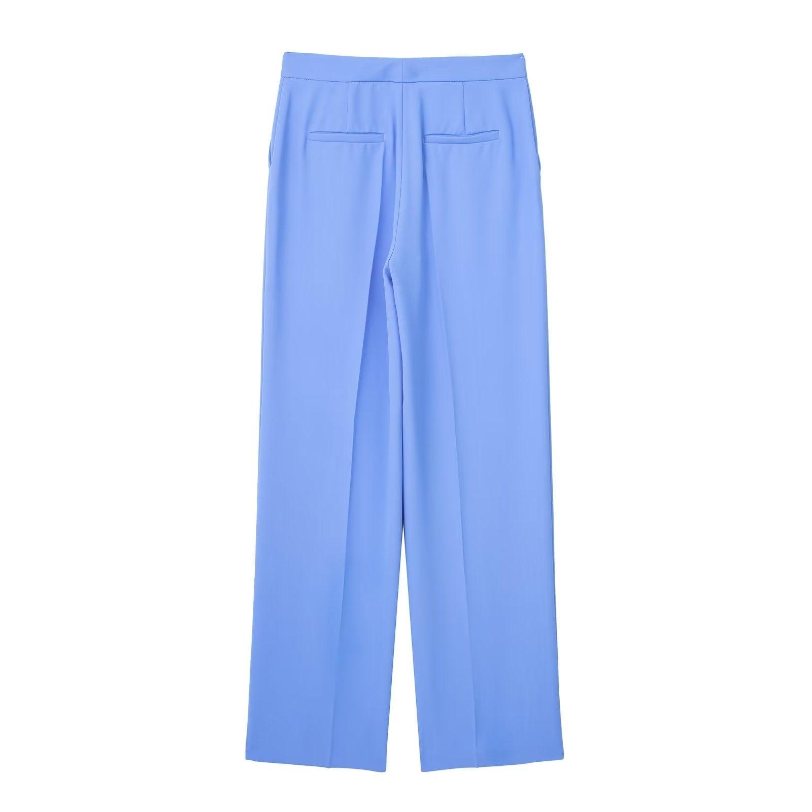 BLUE STRAIGHT PANT - PRIBO