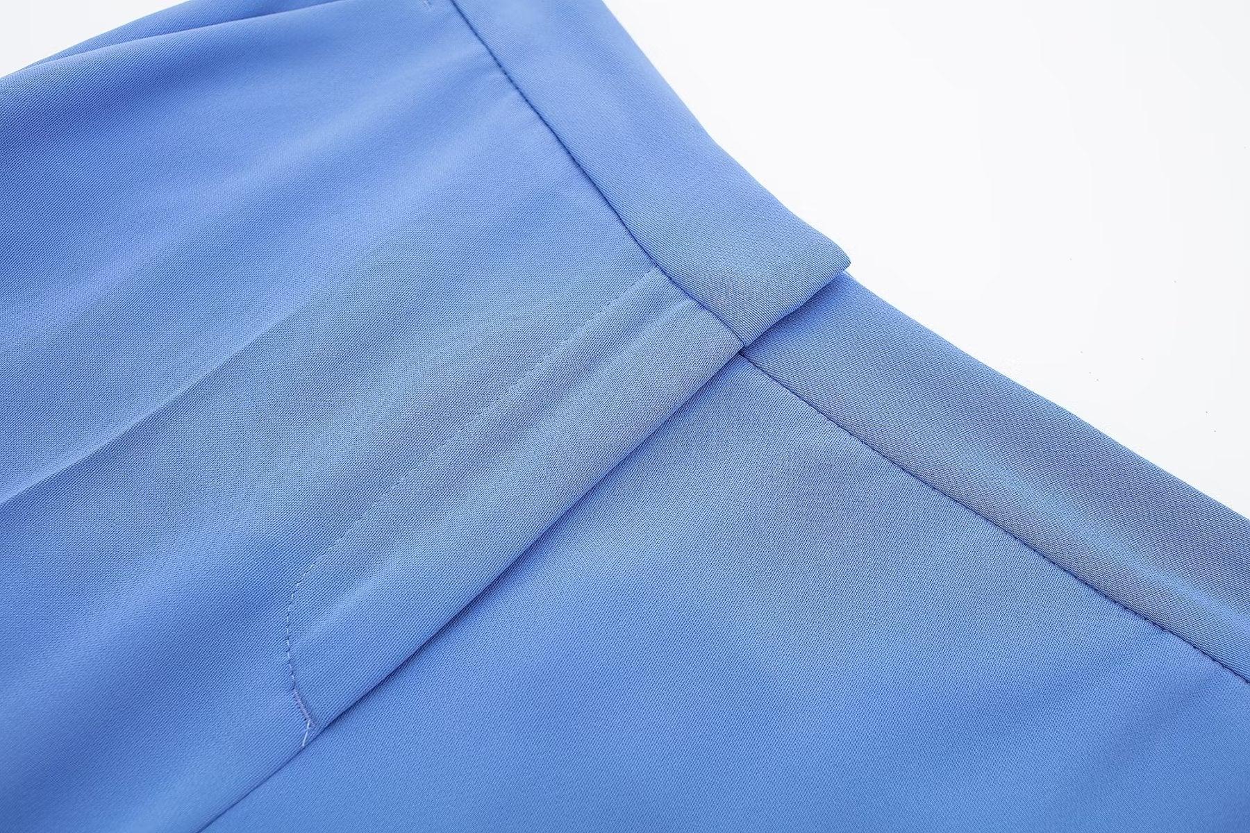 BLUE STRAIGHT PANT - PRIBO