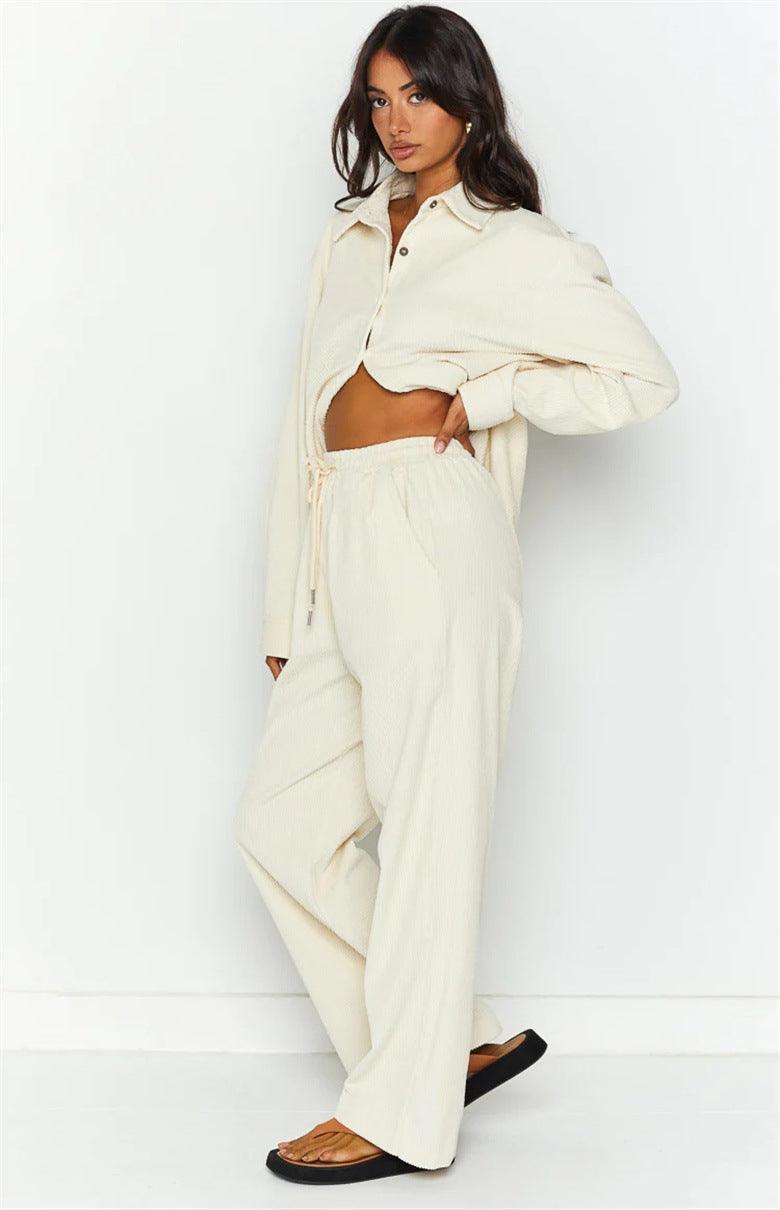 CARDIGAN TROUSER SET - PRIBO