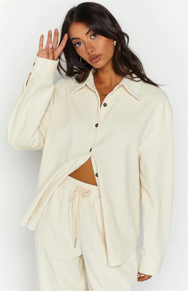 CARDIGAN TROUSER SET - PRIBO