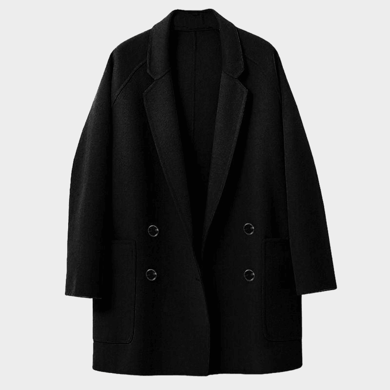 CASHMERE WOOL COAT - PRIBO
