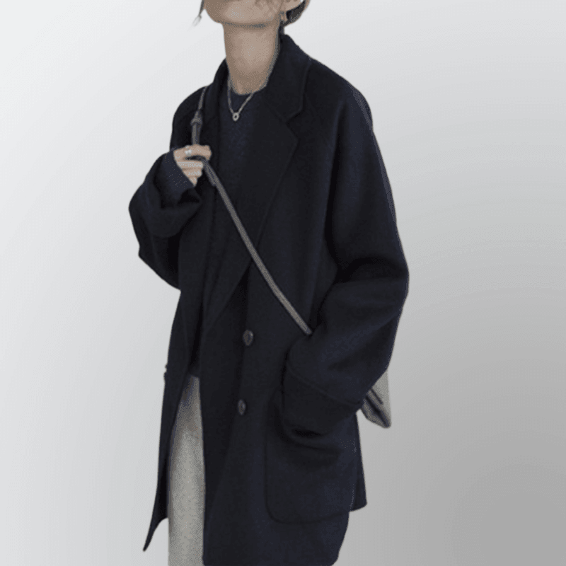 CASHMERE WOOL COAT - PRIBO