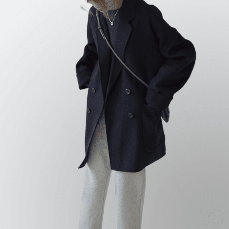 CASHMERE WOOL COAT - PRIBO