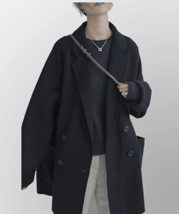 CASHMERE WOOL COAT - PRIBO