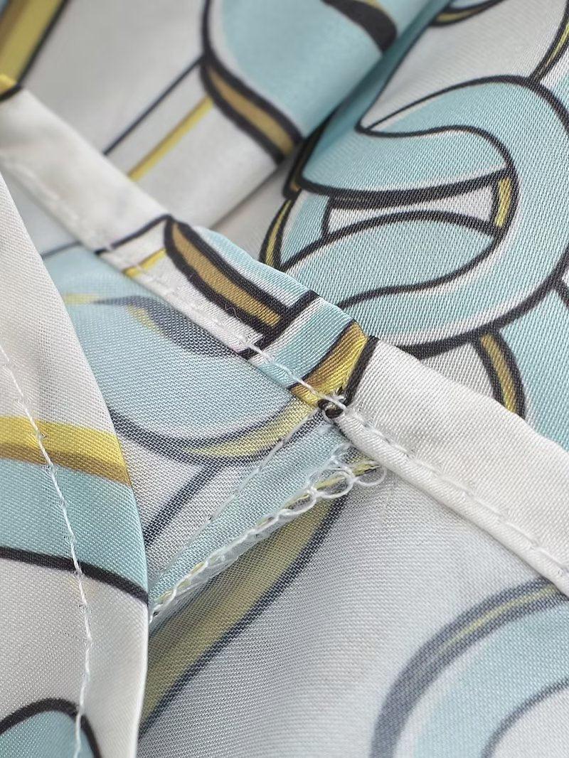 CHAIN PRINT BLOUSE - PRIBO