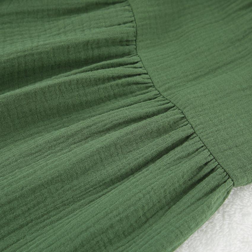 COTTON LINEN DRESS - PRIBO